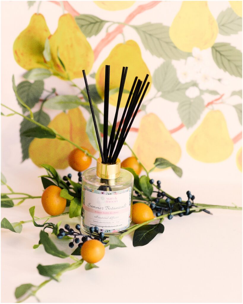Lemon Balm and Clove diffuser by Sun & Moon Garden Botanicals