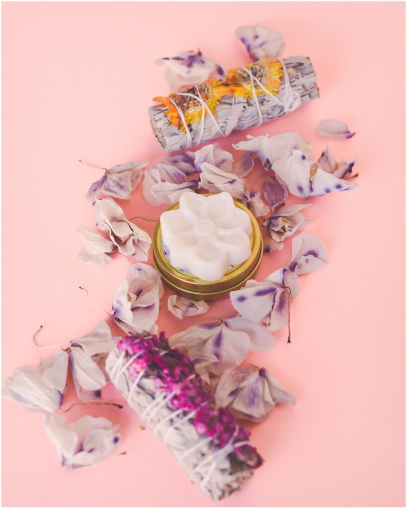 Orchid and papaya lotion melts by Sun & Moon Garden Botanicals