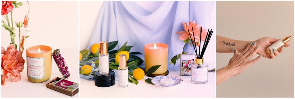 Sun and Moon Garden Botanical's non-toxic candle and fragrance collection for summer
